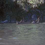 Canoe on Lake Paniai