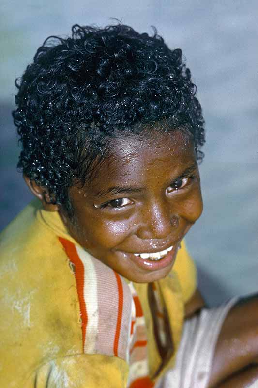 Boy at Mokmer beach
