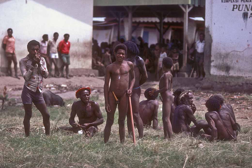 At Wamena market