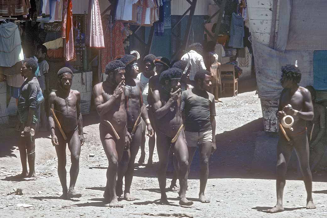 Men at the market