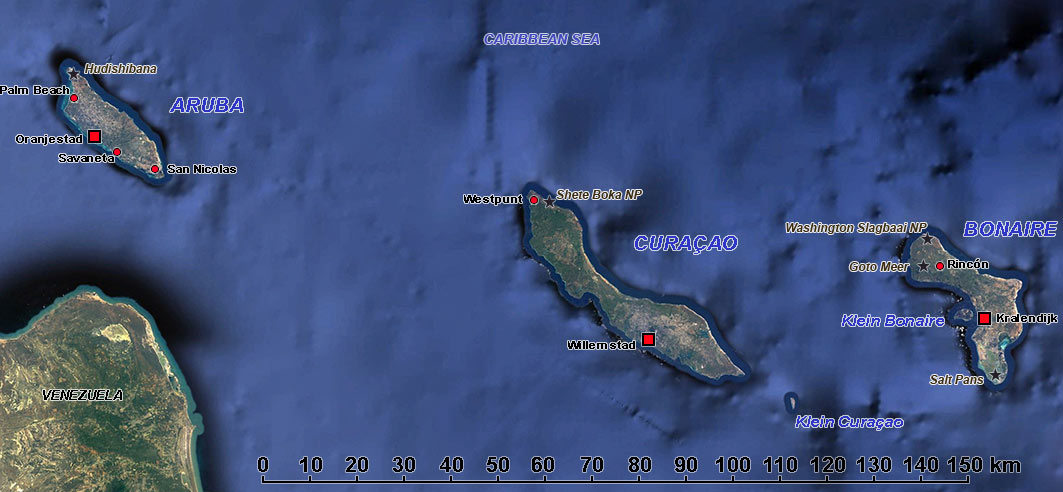 Map of ABC islands