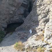 Waterhole and waterfall